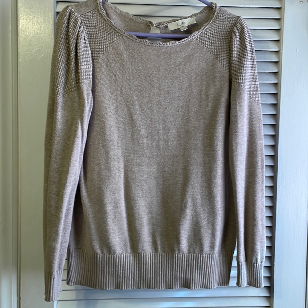 Beige mid weight sweater
